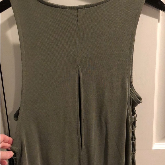 Splendid jersey dress with laceup detail - Picture 4 of 6